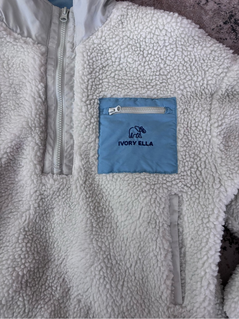 Ivory Ella Sherpa pullover - Picture 2 of 7